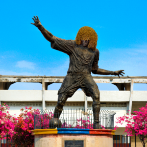 Estatua en Homenaje a Carlos “El Pibe” Valderrama