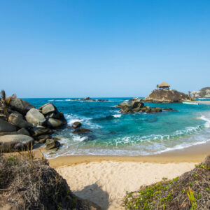 Ocean,View,In,Tayrona,National,Natural,Park,,Santa,Marta.